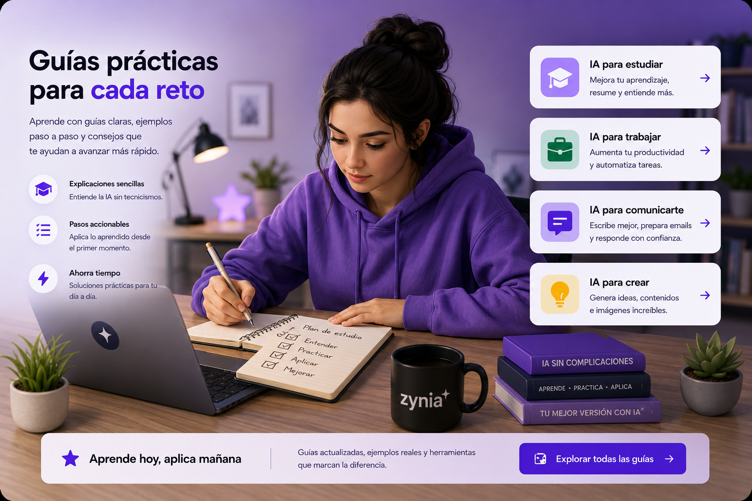 Selección visual de guías de Zynia